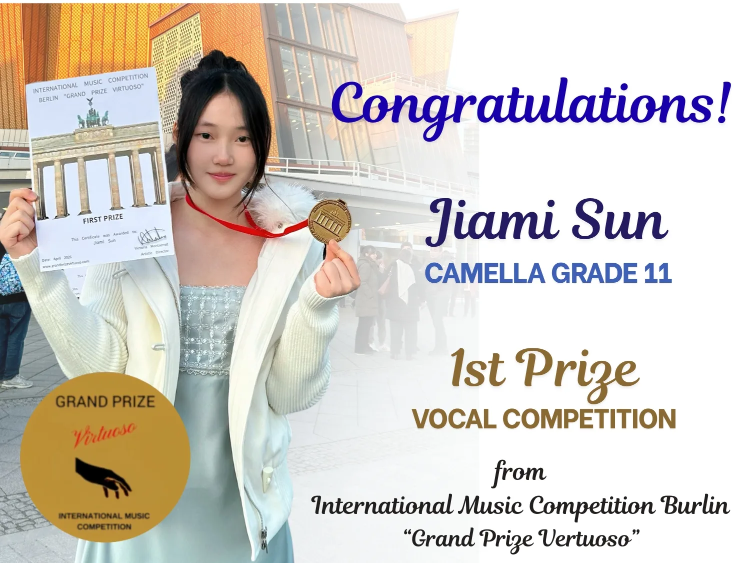 Congratulation Camella